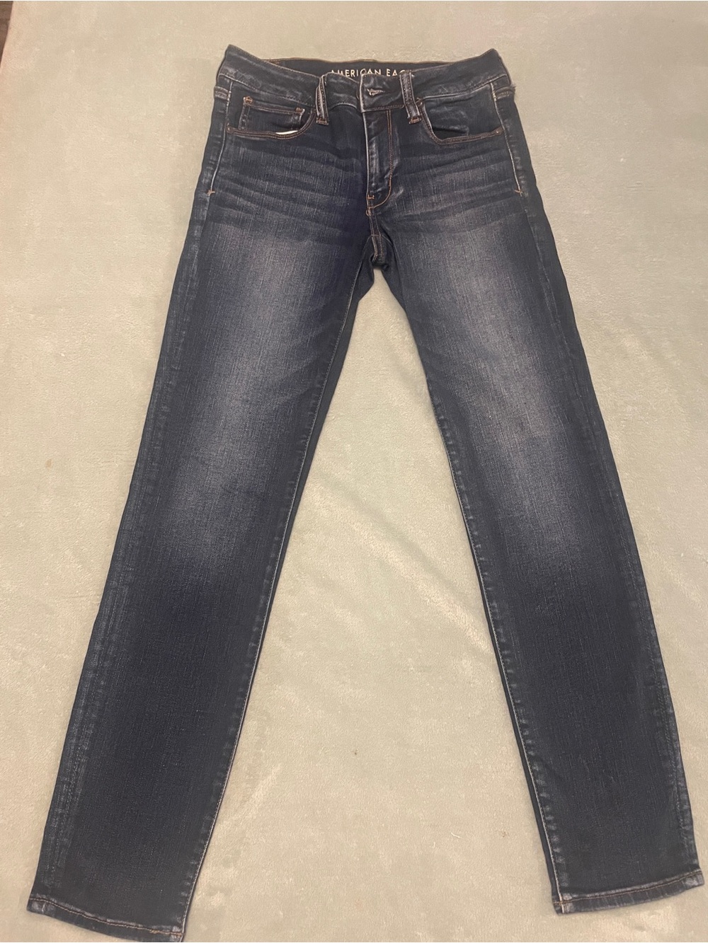 American Eagle Outfitters Women’s Super Skinny Jeans - Dark Blue Wash